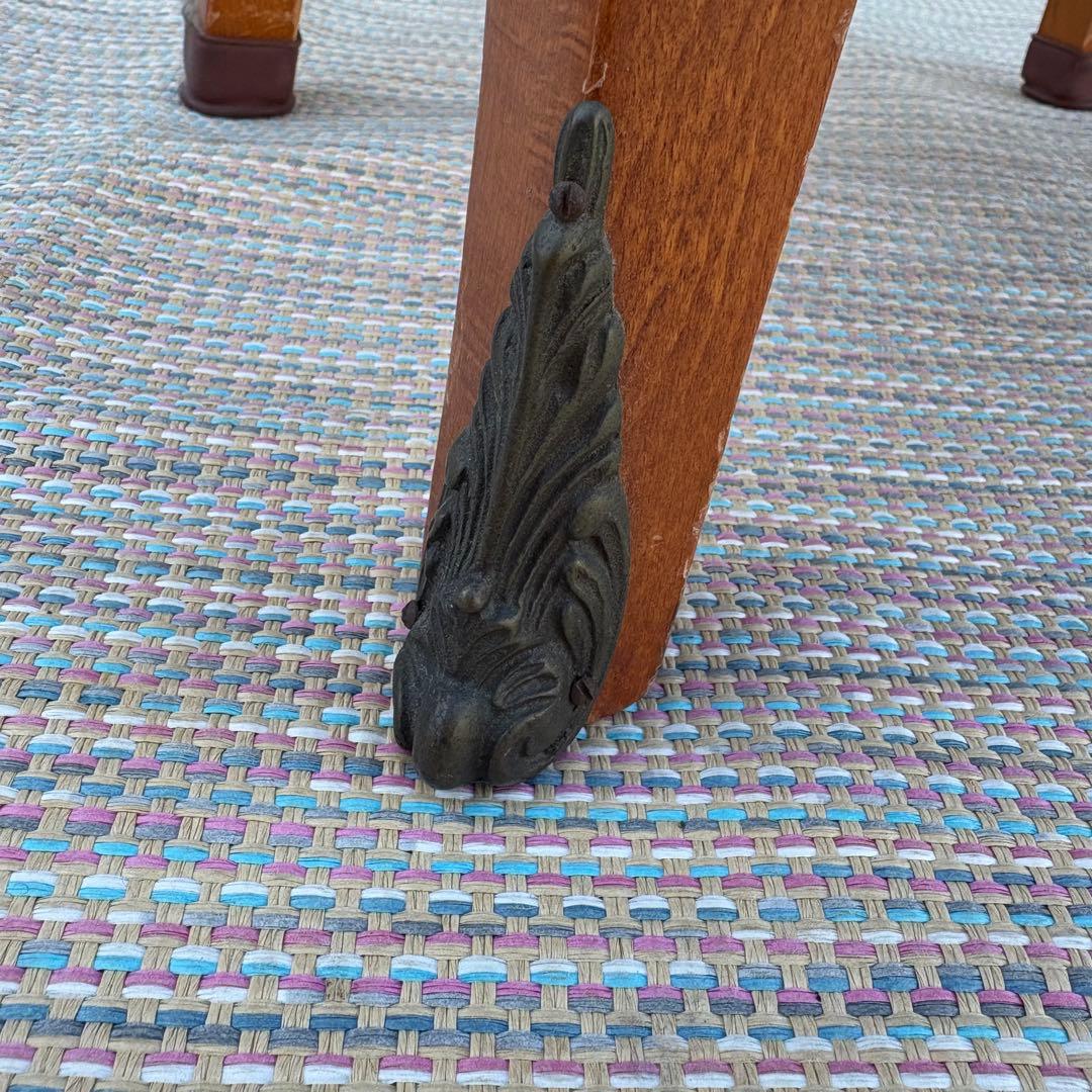 送料込】アンティーク家具 猫足 木製チェスト サイドボード 象嵌 英国風