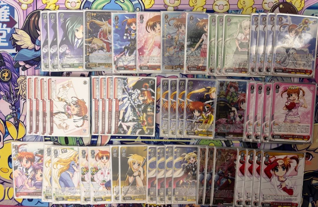 ヴァイスシュヴァルツ リリカル なのは 8扉 デッキ スリーブ付き