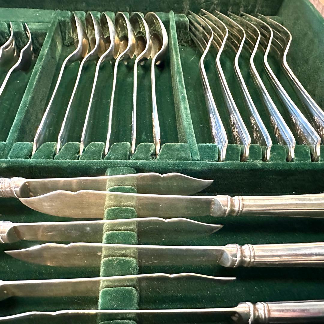 銀製SILVER950 3355gWAKOカトラリー83点セット