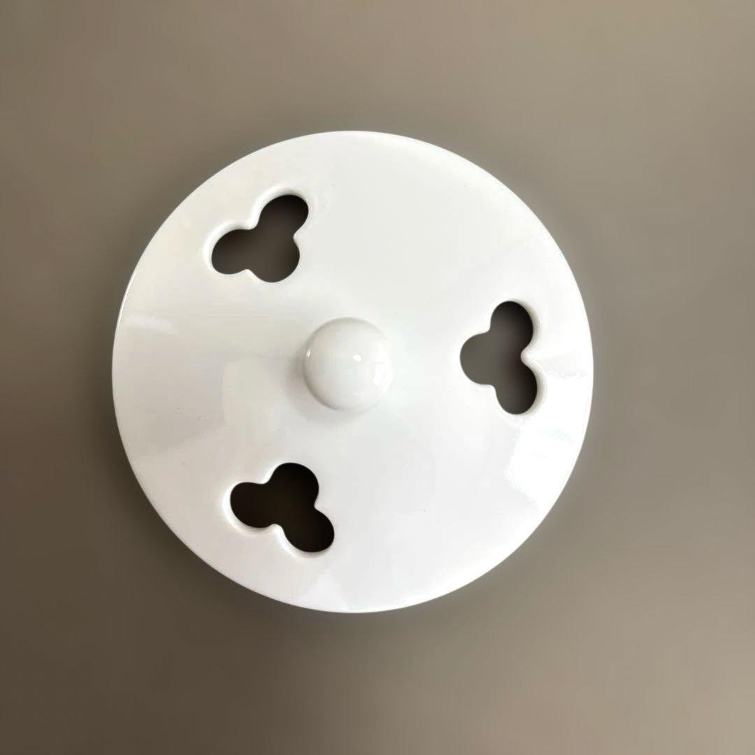 【人間国宝】 14代酒井田柿右衛門 濁手 苺花文 香炉 茶道具 本人作 美品