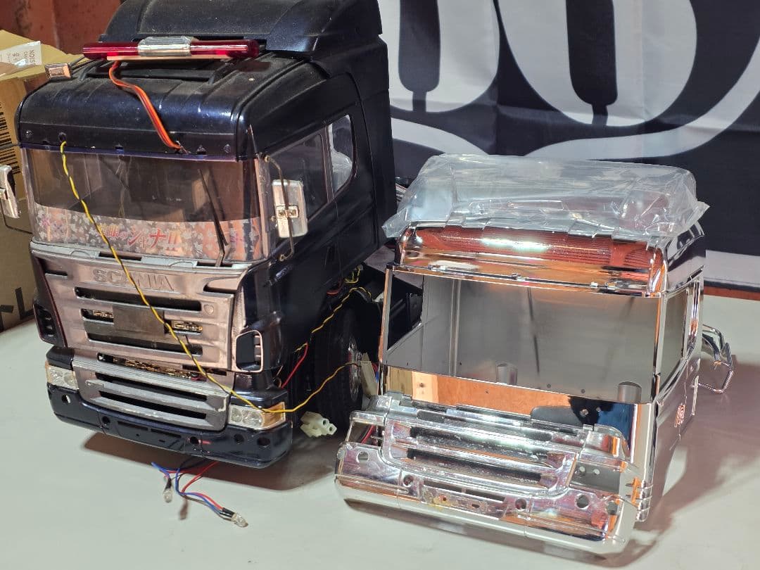 スカニアR620 6×4 トラック ラジコンタミヤ 1/14 現状中古品