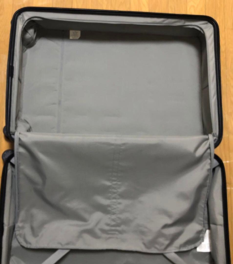 無印良品 キャリーケース 大型 88L ベージュ スーツケースカバー付き