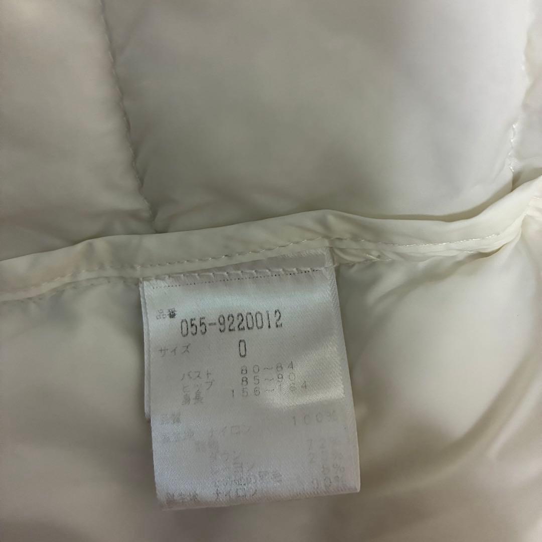 PEARLY GATES レディースジャケット ホワイト　ダウン　2way 白