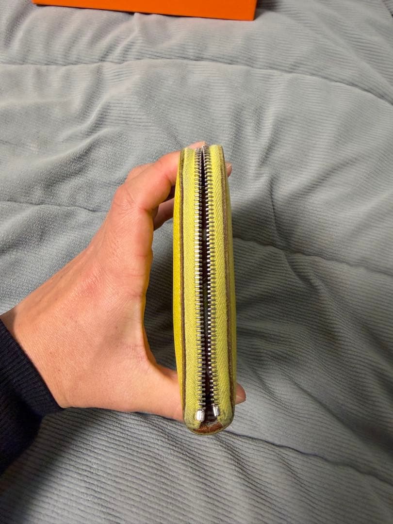 HERMES イエロー 長財布 箱付き