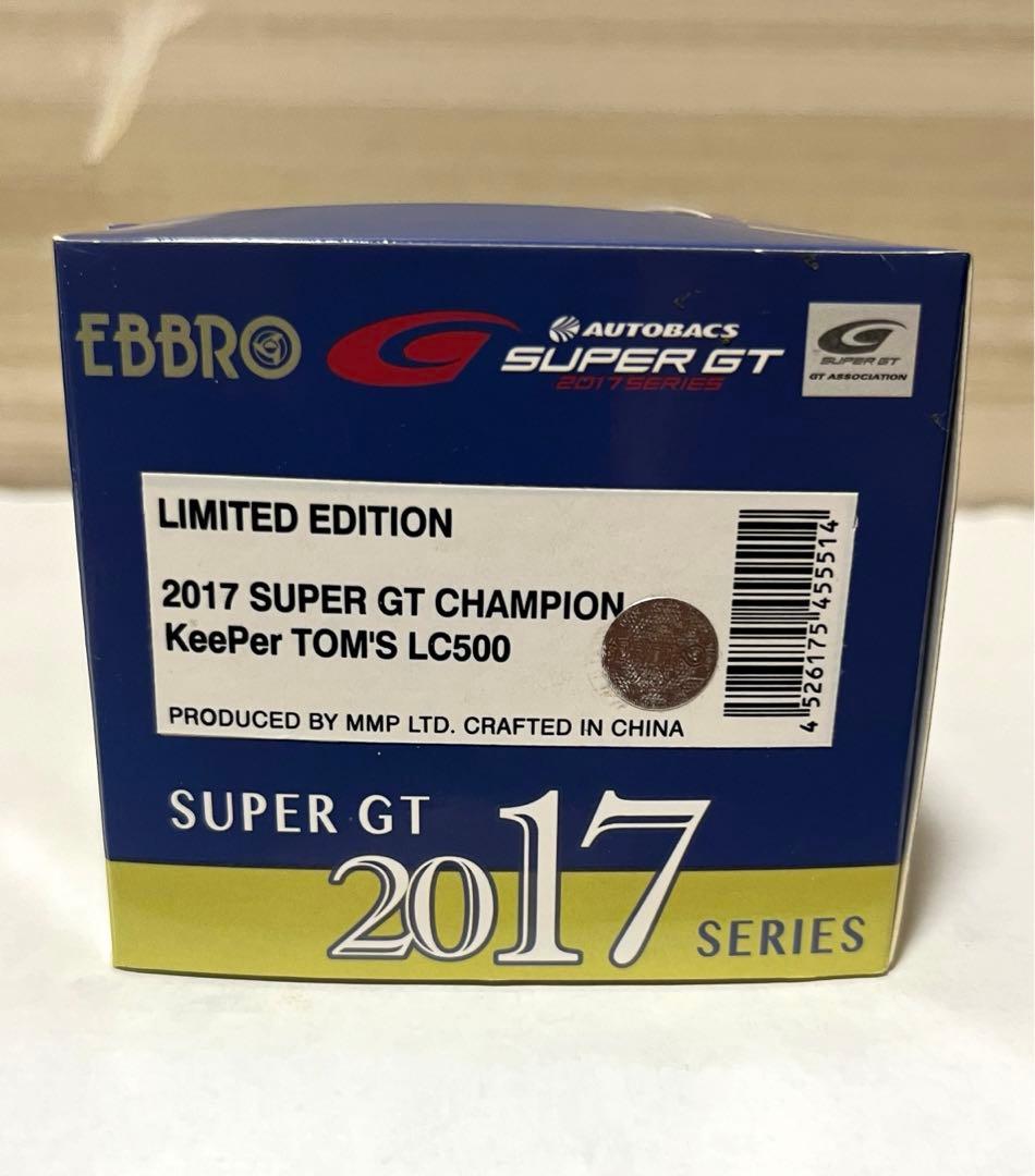 EBBRO 1/43 2017 SUPER GT トムス LC500 No.1
