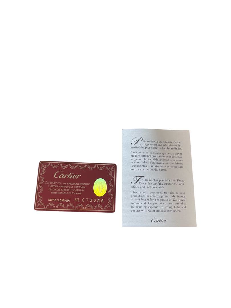 カルティエ トリニティバック　ブラック