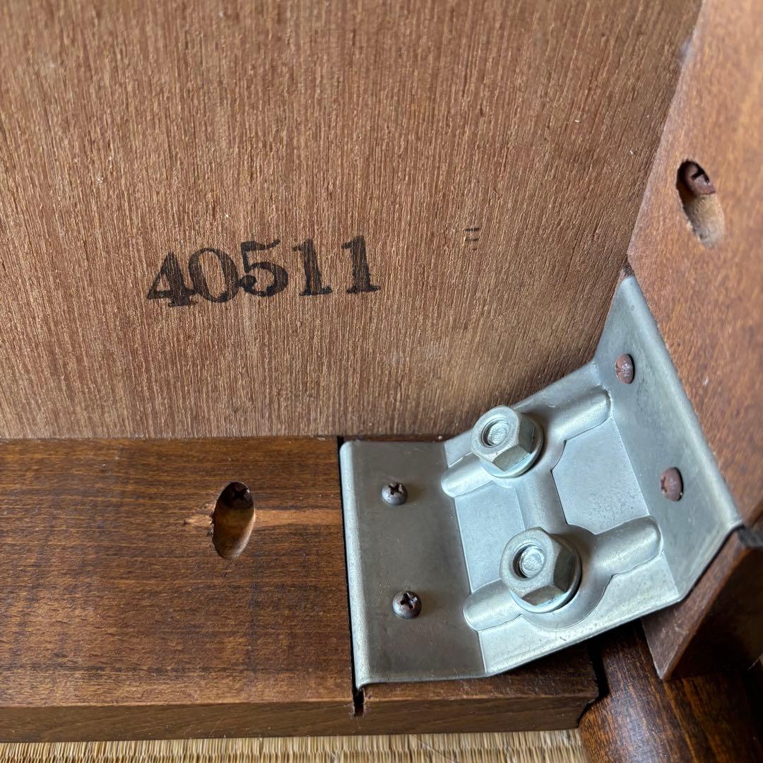 木製ダイニングテーブル アンティーク　昭和レトロ