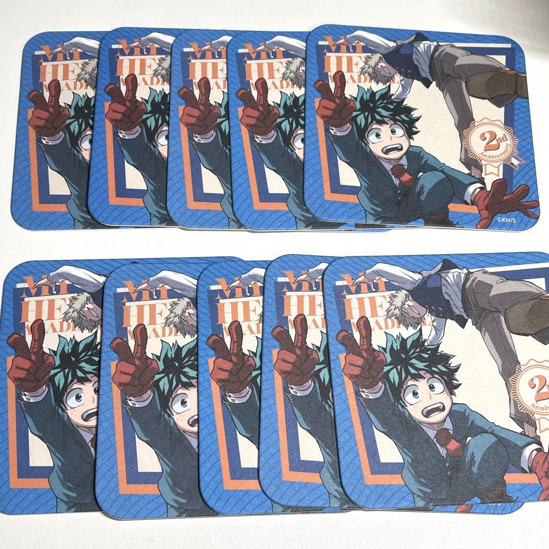 僕のヒーローアカデミア ヒロアカ 爆豪勝己 緑谷出久 アートコースター