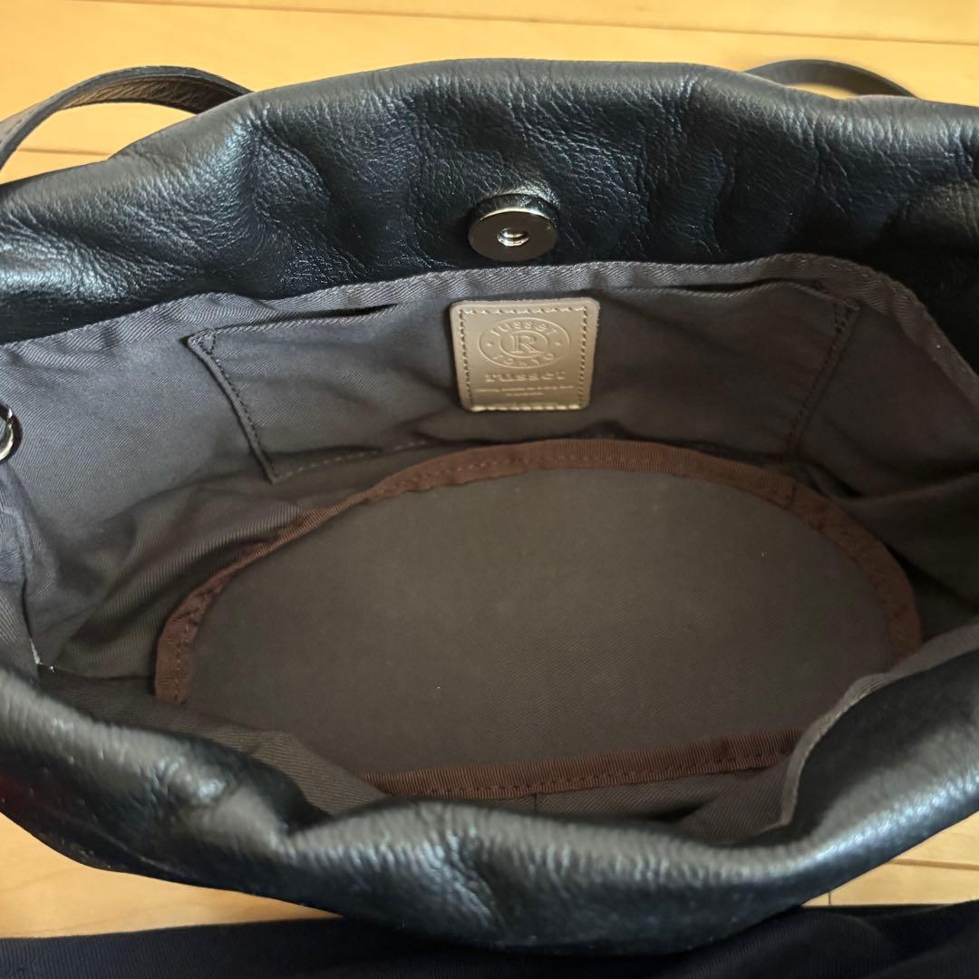 ラシット　レザー巾着4WAYショルダーバッグ