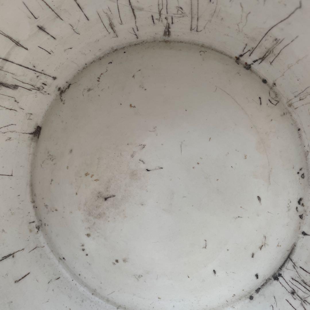 最終値下げ 当時物】火鉢 ノリタケ 陶器 ブルー 菊 手あぶり メダカ鉢 日陶