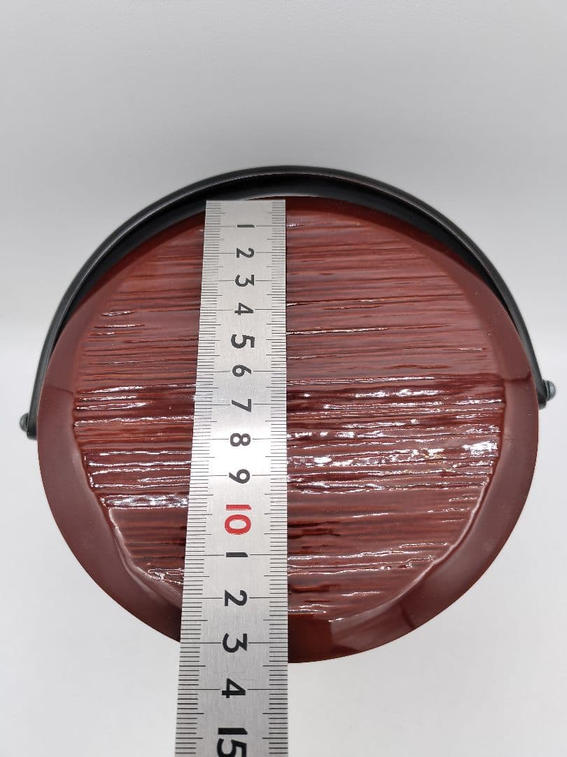 c564 手付曲水指 溜塗 芳桂堂 木箱 茶道具 古物