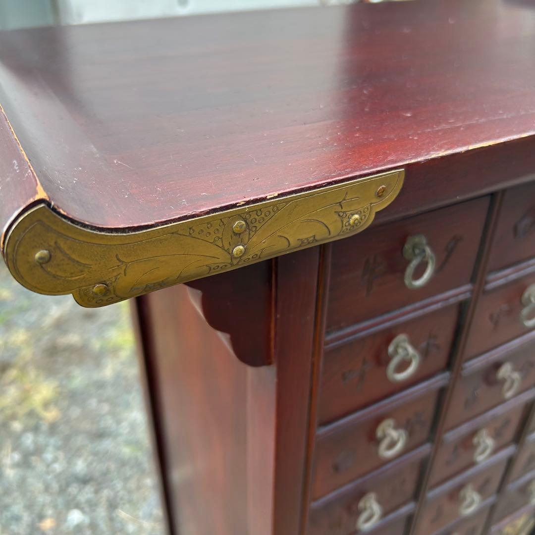 東洋家具 韓国 19引き出し 薬箪笥 アポセカリーチェスト 木製