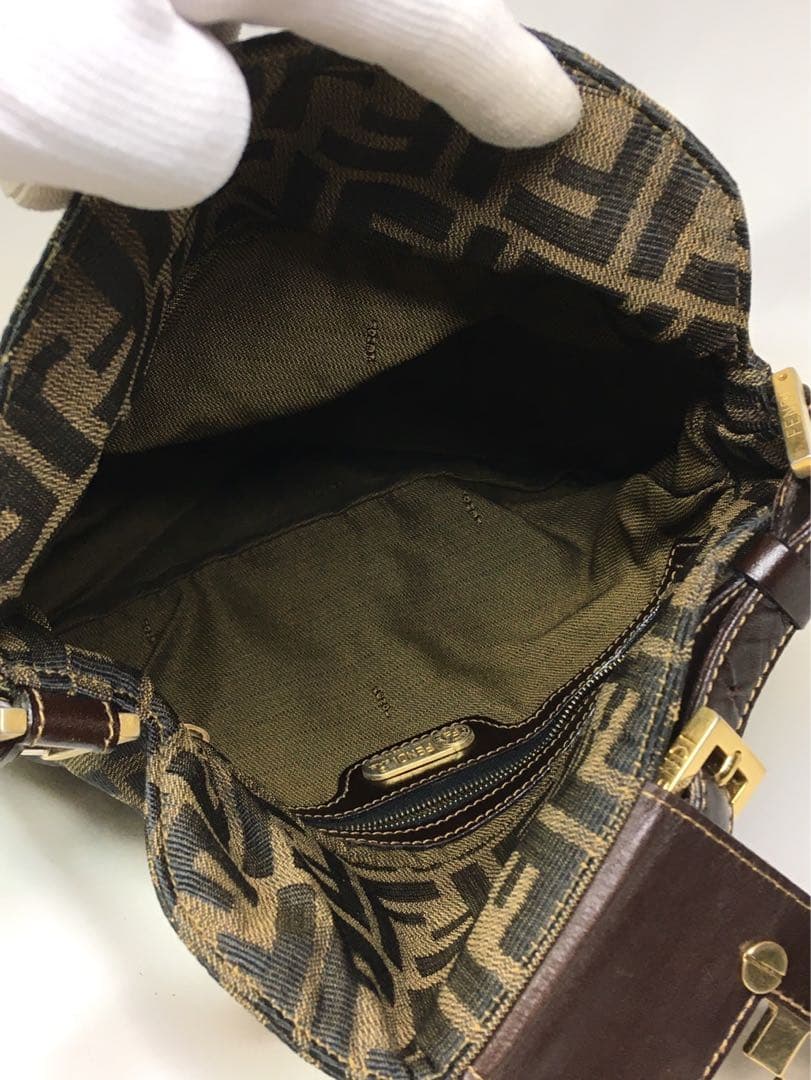 フェンディ　ズッカ柄　ハンドバッグ　ショルダーバッグ