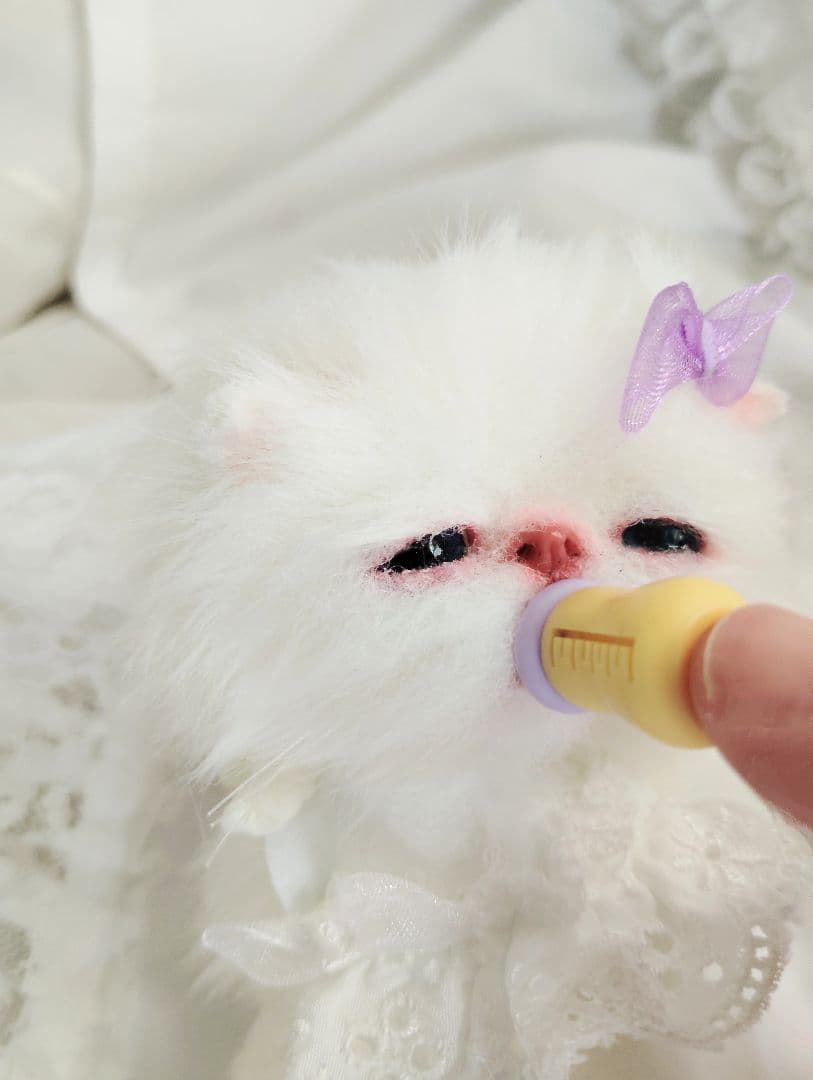 お世話セット♡生後2週間♡子猫ちゃん♡アートドール♡ぬいぐるみ♡