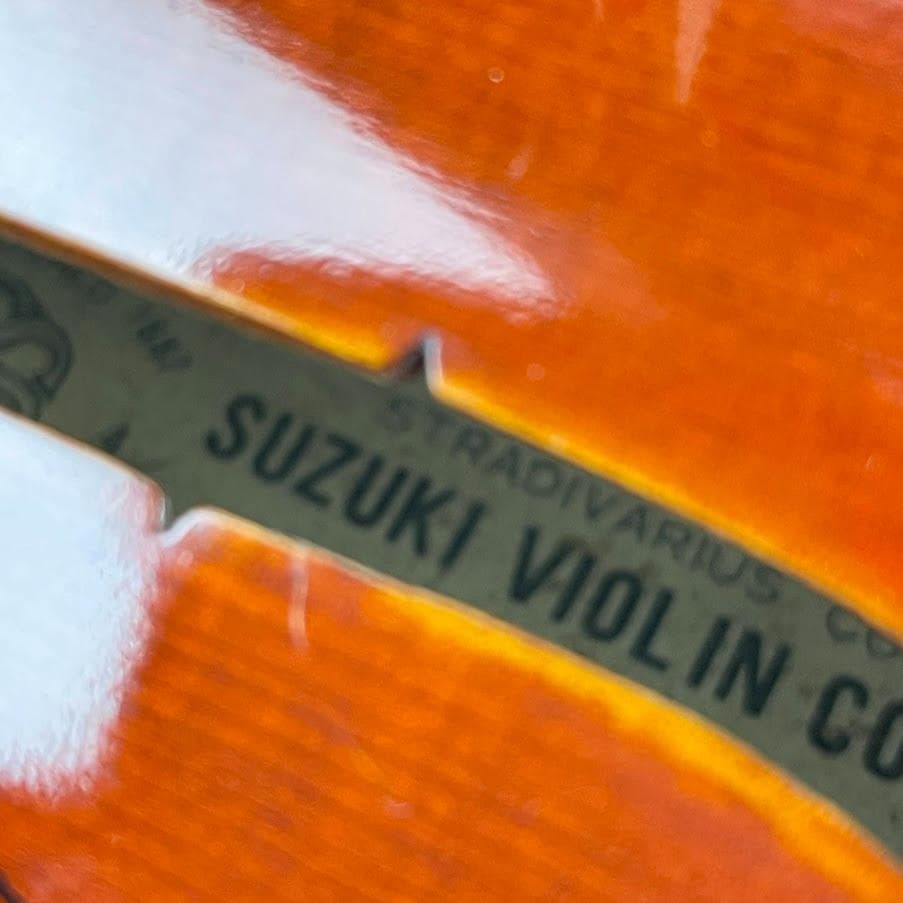 極美品●鈴木バイオリン● No.330 4/4 ビンテージ 1973年製 極虎杢