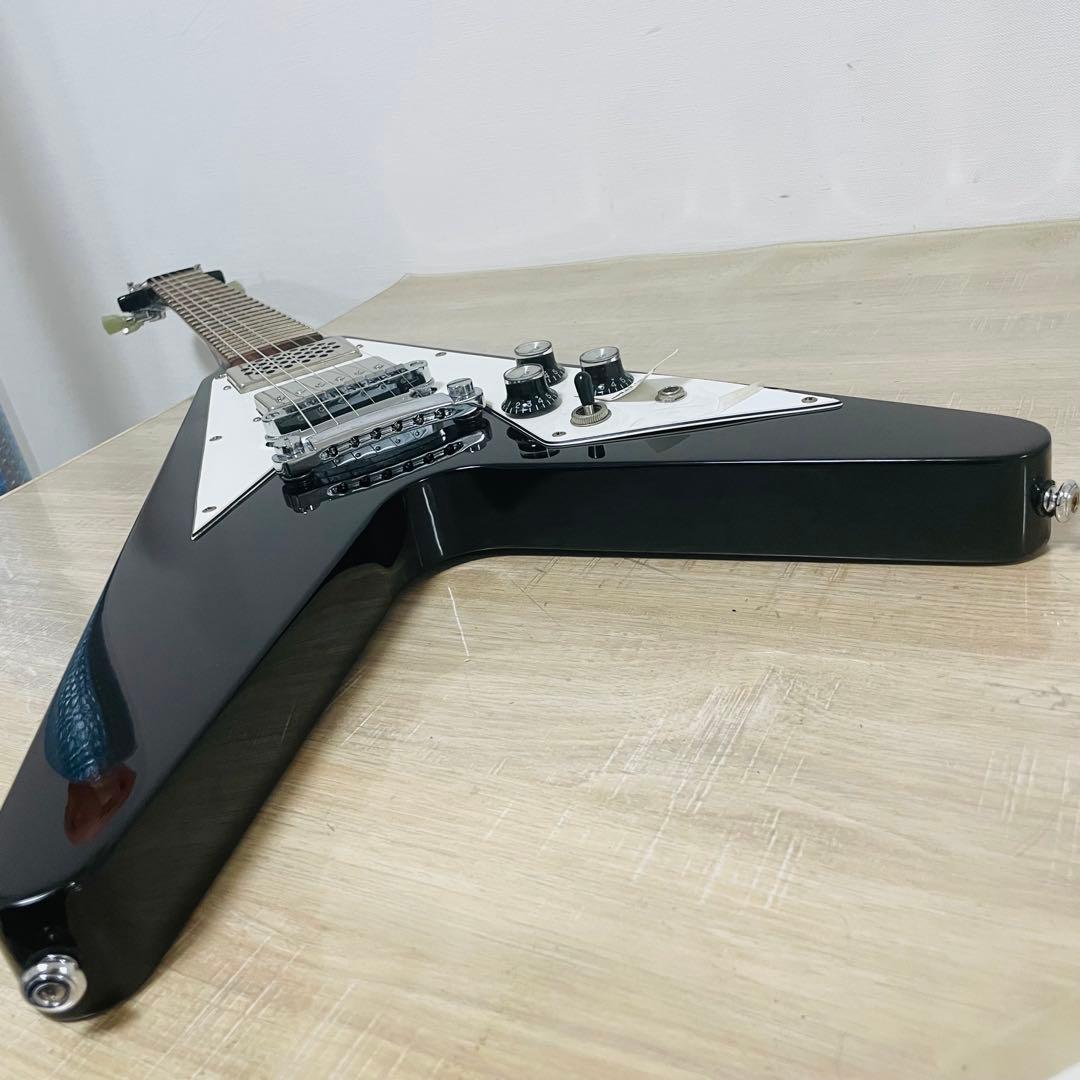 グラスルーツ GR-FV-32 スピーカー内蔵 エレキギターフライングV 希少