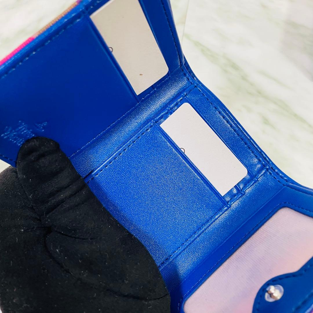 【新品】Vivienne Westwood財布レディース　マルチカラー　がま口