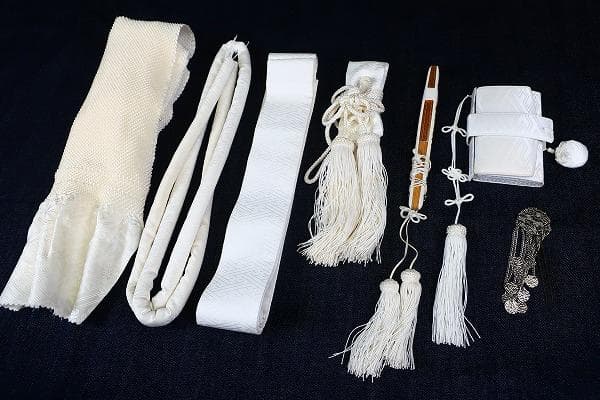 白打掛け 掛け下 襦袢 掛下帯 筥迫セット ホワイト 飛鶴 束ね熨斗 結婚