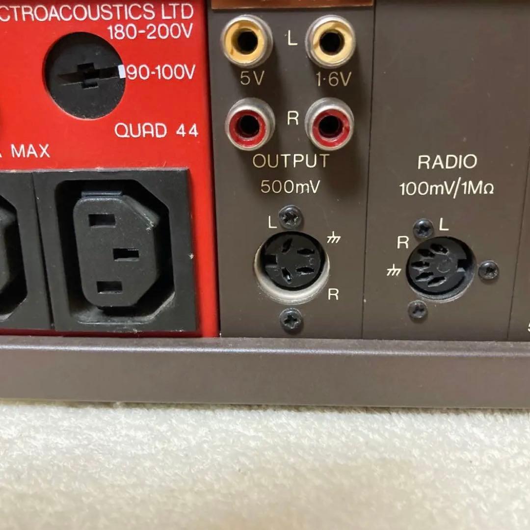英国の名作 QUAD44プリアンプ 元箱取説コピー付き 動作良好アナログ盤好き