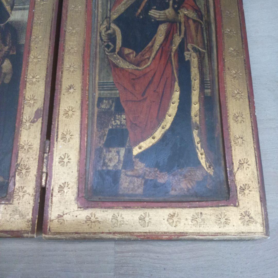 祭壇画 トリプティック イタリア土産品ビンテージ - メルカリ