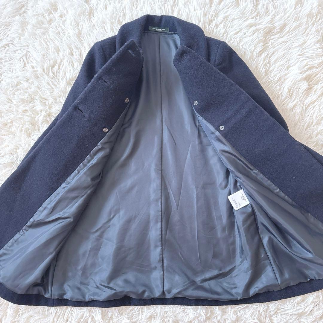 即日発送⭐︎MIKIHOUSE⭐︎ミキハウス ウールコート ネイビー受験 塾 120