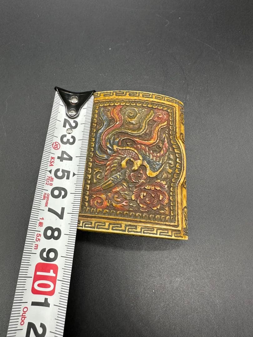 タバコケース 名刺入れ 彫刻 天然材質 骨董古美術 - メルカリ