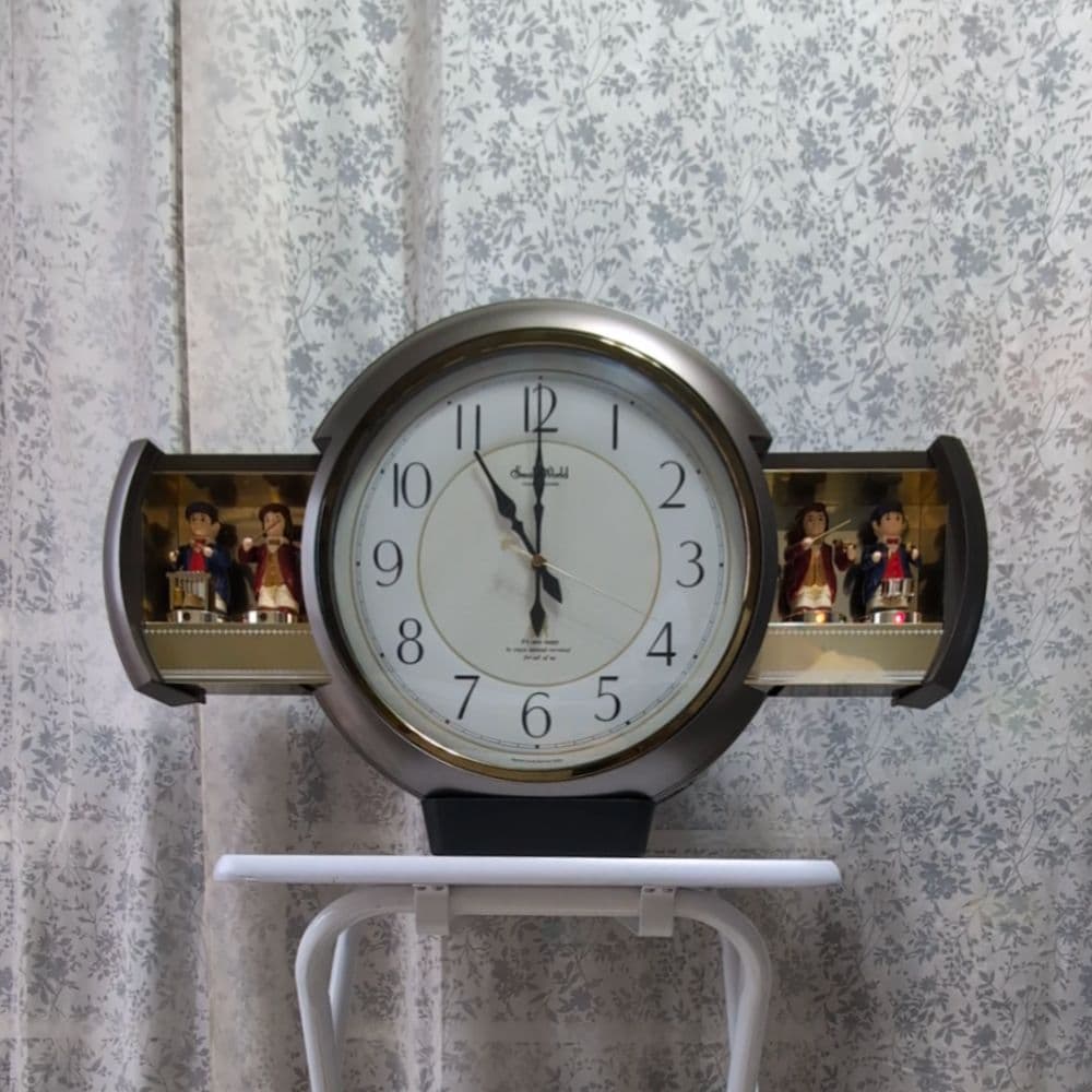 【マリリン】スモールワールド　音楽隊　掛時計　リズム時計　からくり時計