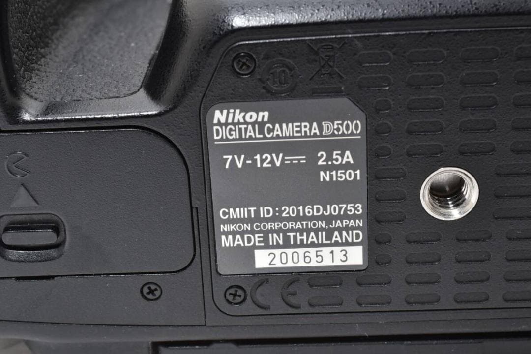 ☆ショット数: 15821回☆ Nikon ニコン D500 #994