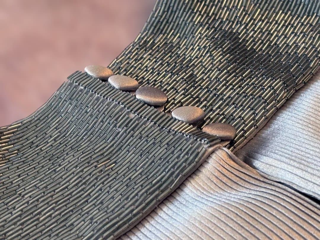 ダイアナ妃 シルバーロングドレス 英国王室御用達 GNYUKI TORIMARU