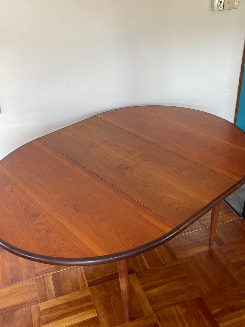 イギリス ヴィンテージ G PLAN ラウンド エクステンション テーブル