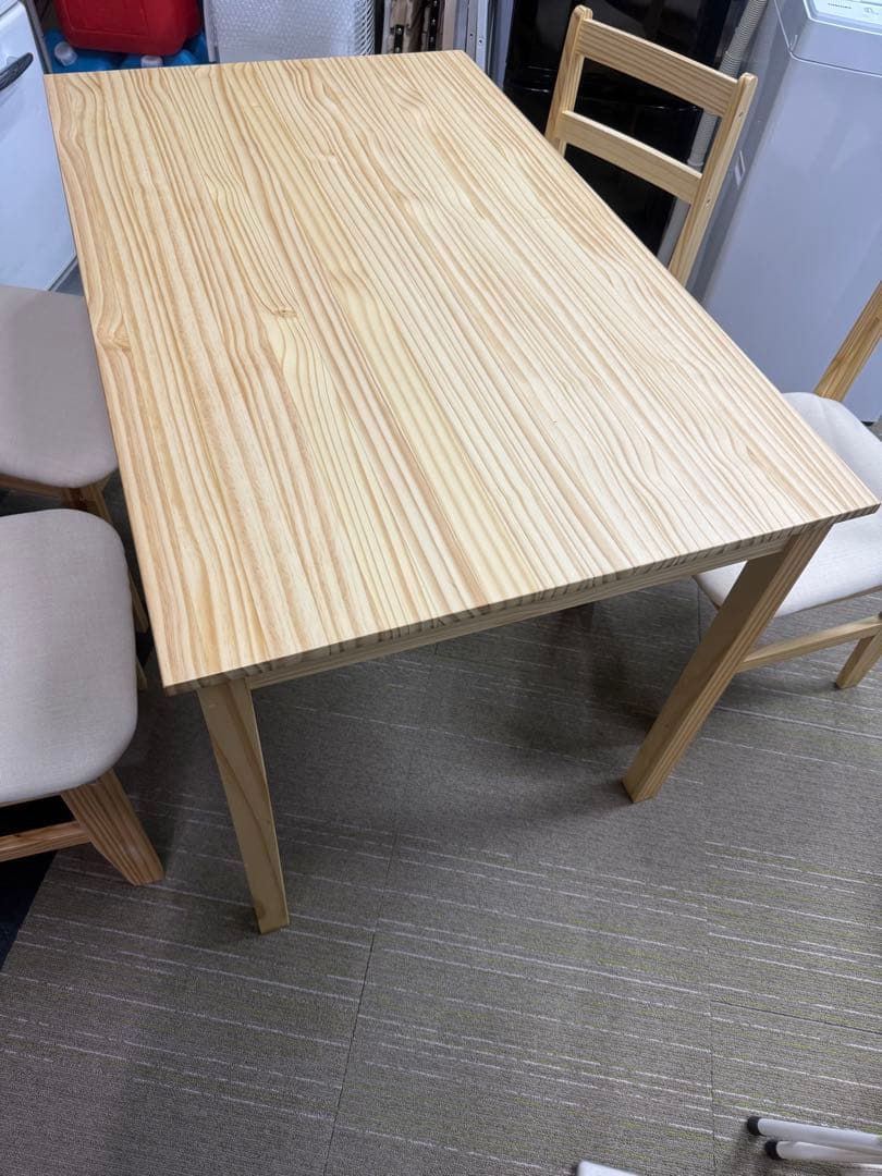 【超美品】LOWYA ロウヤ　ダイニングテーブル 5点セット　NEWナディア