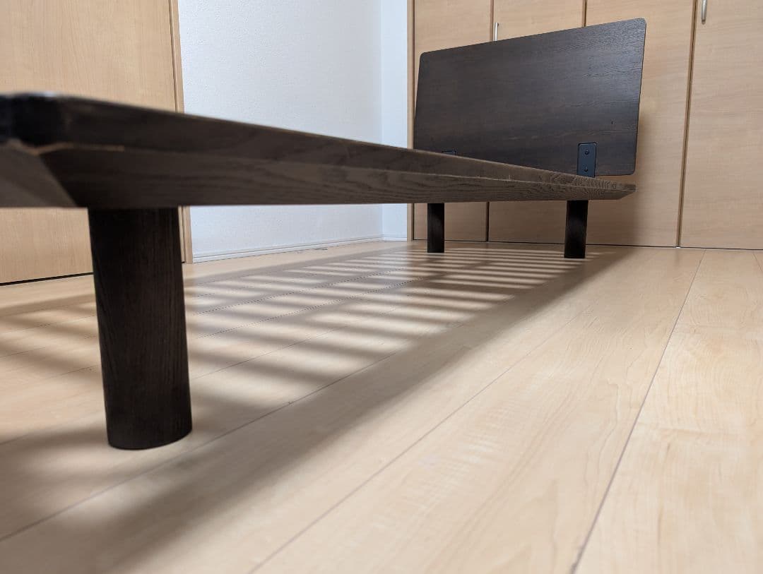 無印良品 ベッドフレーム セミシングル ヘッドボード付