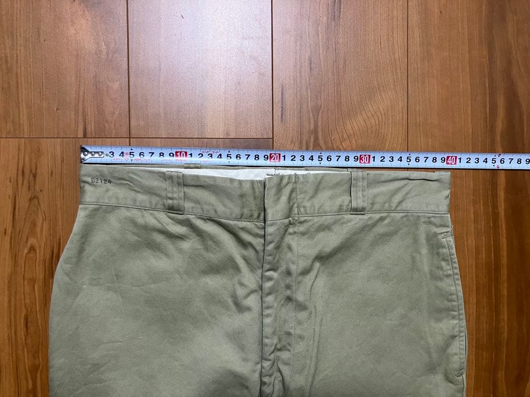 US ARMY トラウザー チノ 70s W32×L29 希少サイズヴィンテージ - メルカリ