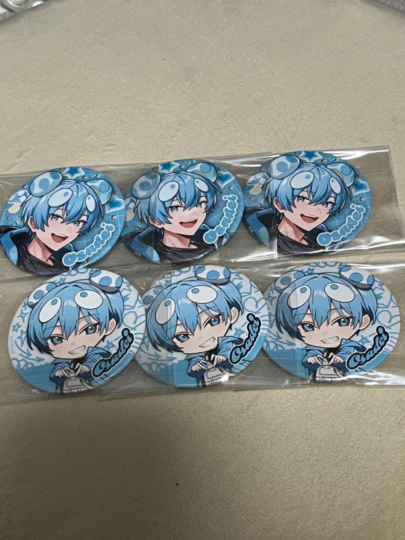 すにすて 缶バッジ　おさでい　等身デフォ6点セット すにすて おさでい 等身・デフォ缶バッチ6点セット SneakerStep