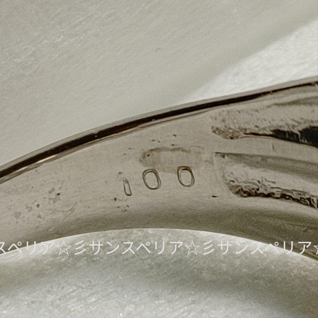 Pt900 ダイヤモンド1.0ct幅広デザインリング