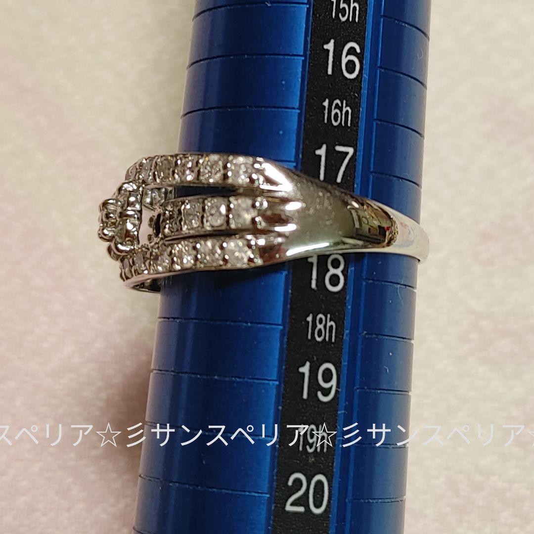 Pt900 ダイヤモンド1.0ct幅広デザインリング