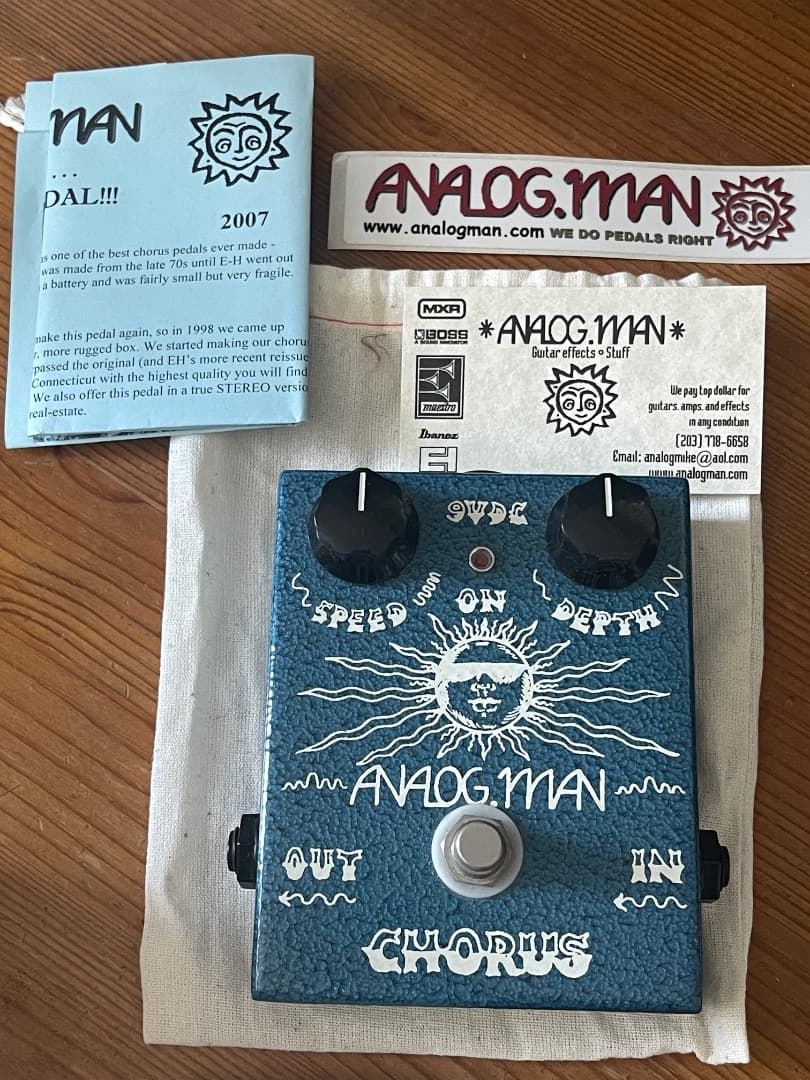 ANALOG.MAN CHORUS エフェクター