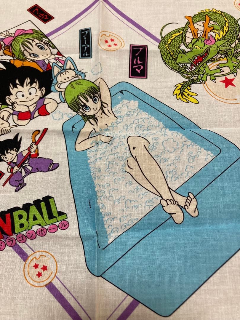 【極美品】初期 ドラゴンボール ハンカチ 当時物 未使用 新品 レトロ ブルマ