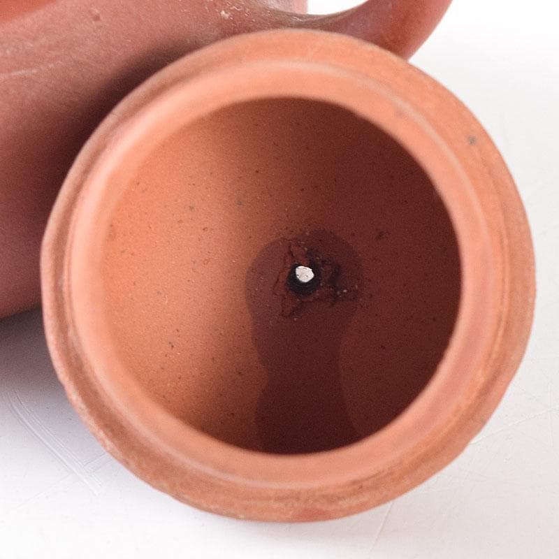 中国 紫砂 朱泥 小さな急須 茶壷 在銘 C R7935