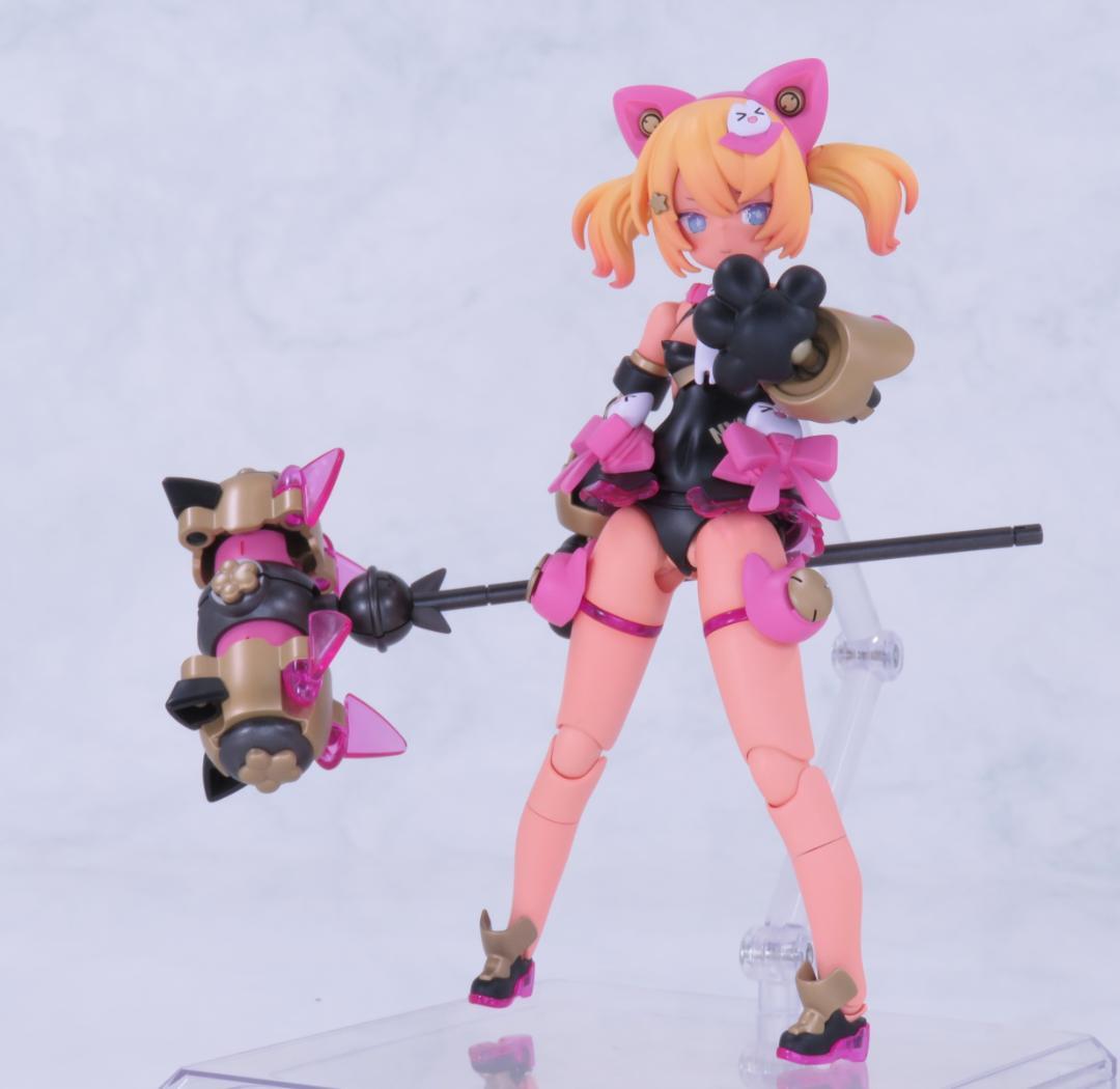 た*ー様 PUNI☆MOFU 黒マオ 改修 全塗装 完成品 コトブキヤ プラモデ