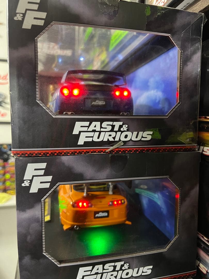 FAST&FURIOUS 1/18 GT-R & SUPRA LEDギミック