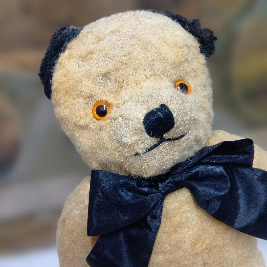 ♥イギリスからやって可愛いアンティーク　スーティーテディベア♥