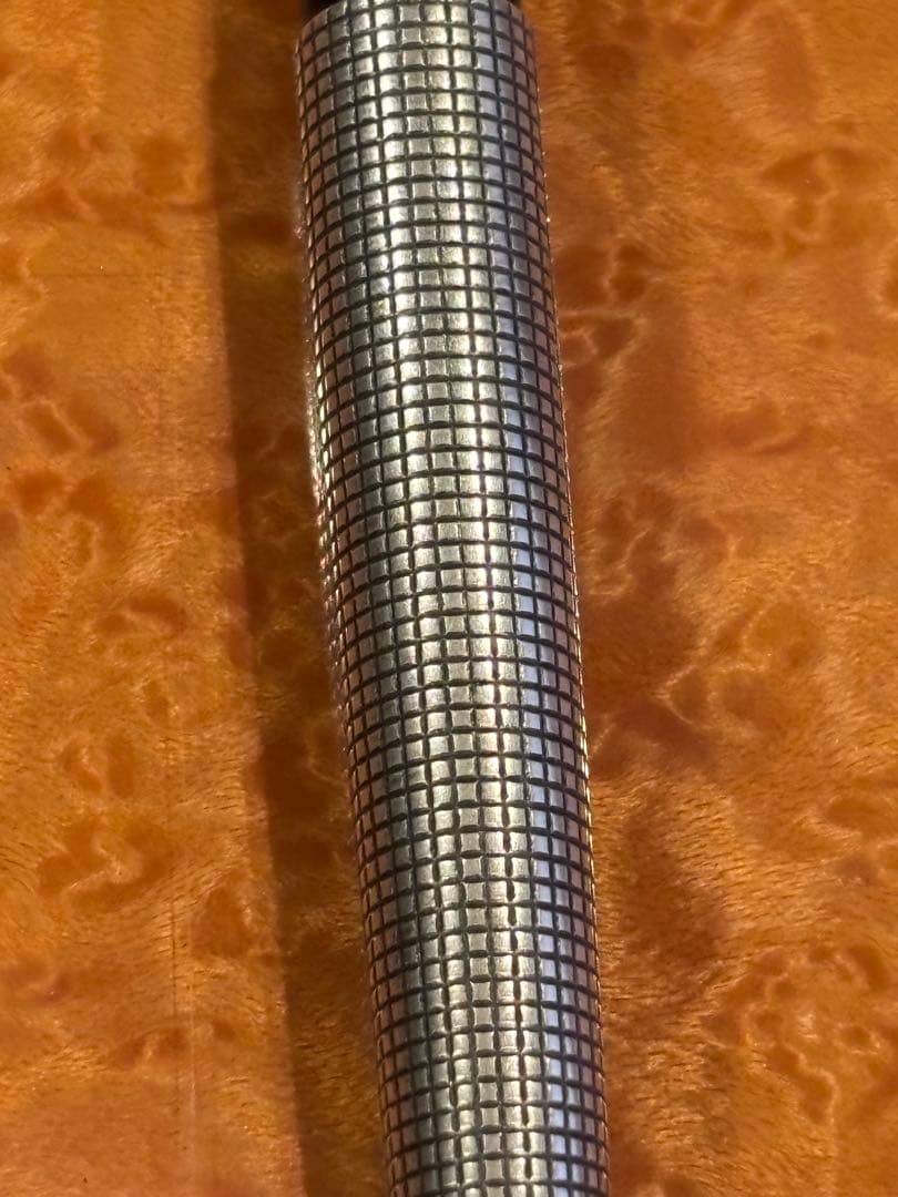 PARKER 万年筆 #75 フラットトップ 0メモリ ペン先14K 65=細字