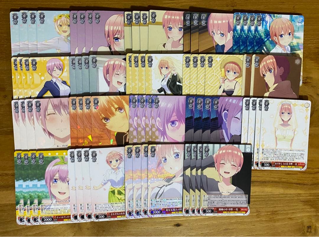 五等分の花嫁 一花 8枝デッキ ヴァイス】デッキ販売 五等分