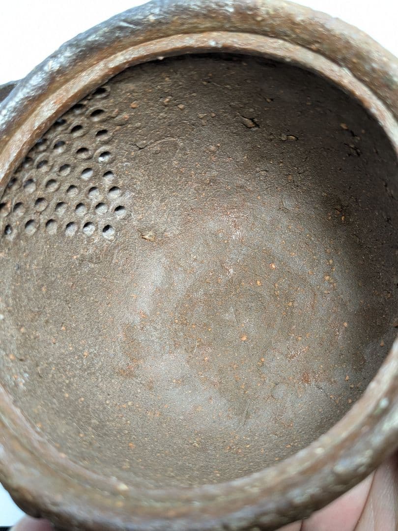 森風来 備前焼 手造り宝瓶 用心箱合布 霊芝摘み 煎茶道具