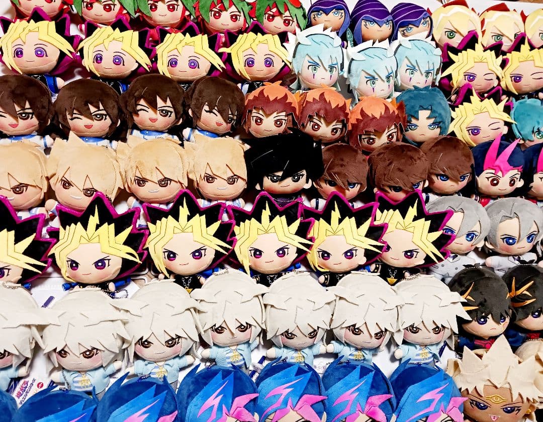【75体+αおまけ】遊戯王 遊☆戯☆王 みにコレ ぬいぐるみ マスコット まとめ