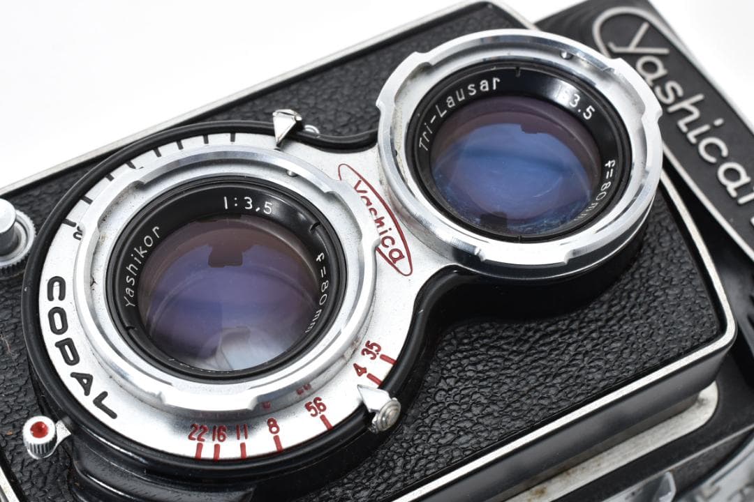 ☆大特価☆ヤシカ flex 80mm f3.5 C型 元箱付き 専用革