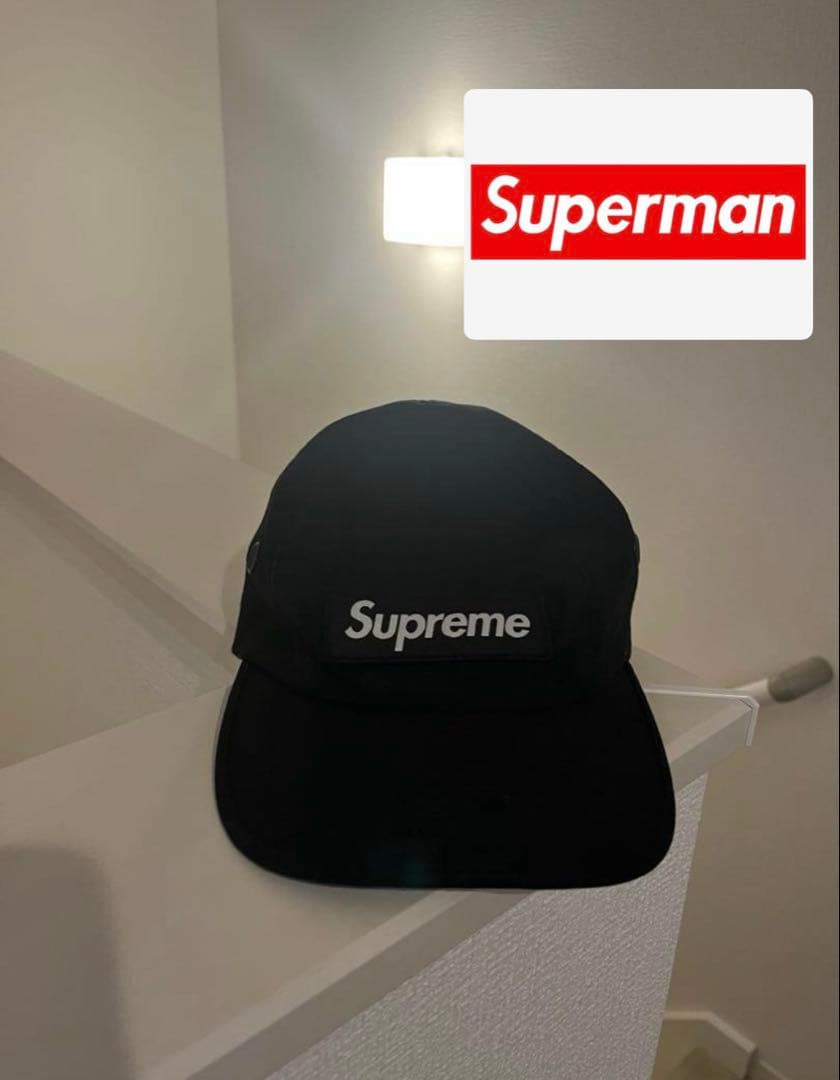 Supreme ブラック キャップ S-1A NY-5「半沢直キ」 - メルカリ