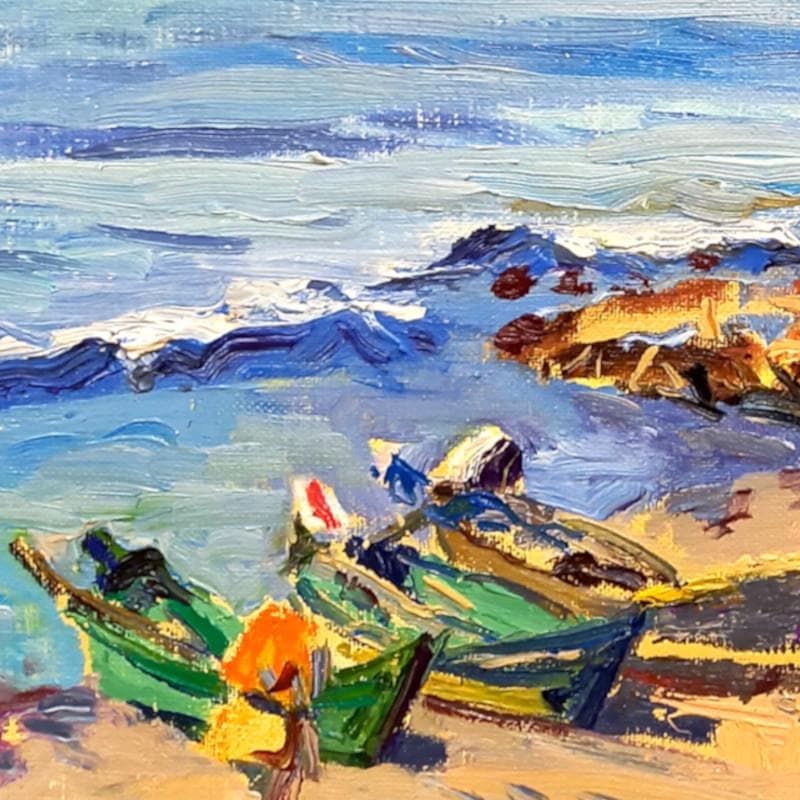 ☆中村善作☆「 忍路湾 塩谷岬 」油絵F6号 新品額！