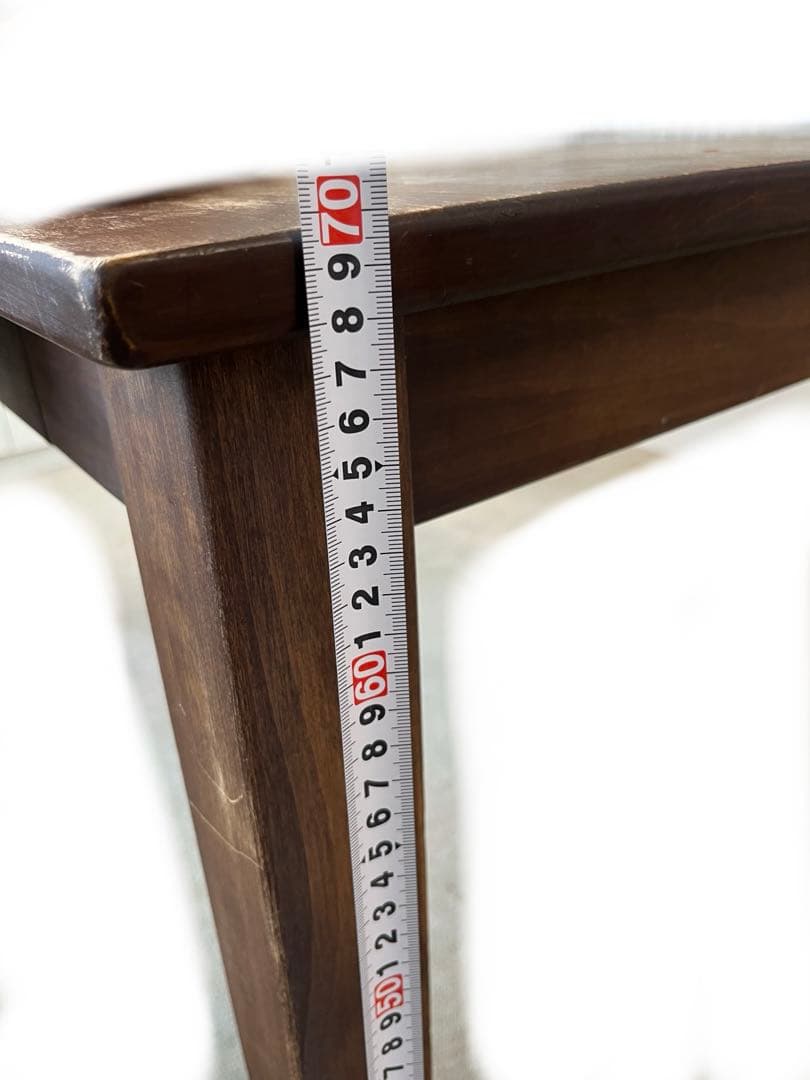 アクタス購入ウォールナットダイニングテーブル１２０センチ引き出し付き